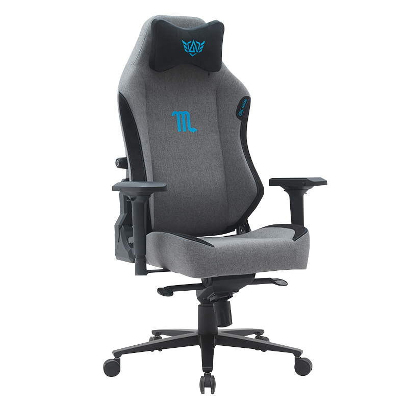 চুম্বক আকর্ষণ ঘাড় বালিশ ফ্যাব্রিক গেমিং চেয়ার(D-8107)