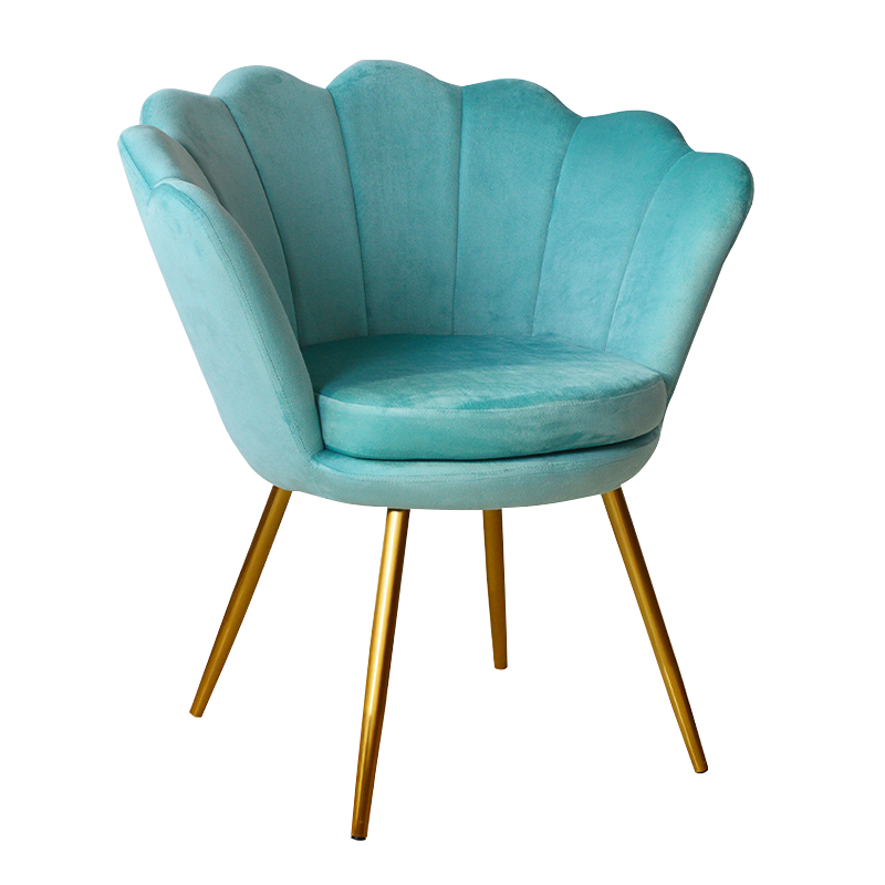 ভেলভেট ফ্লাওয়ারপট অবসর অ্যাকসেন্ট চেয়ার (X-5110)