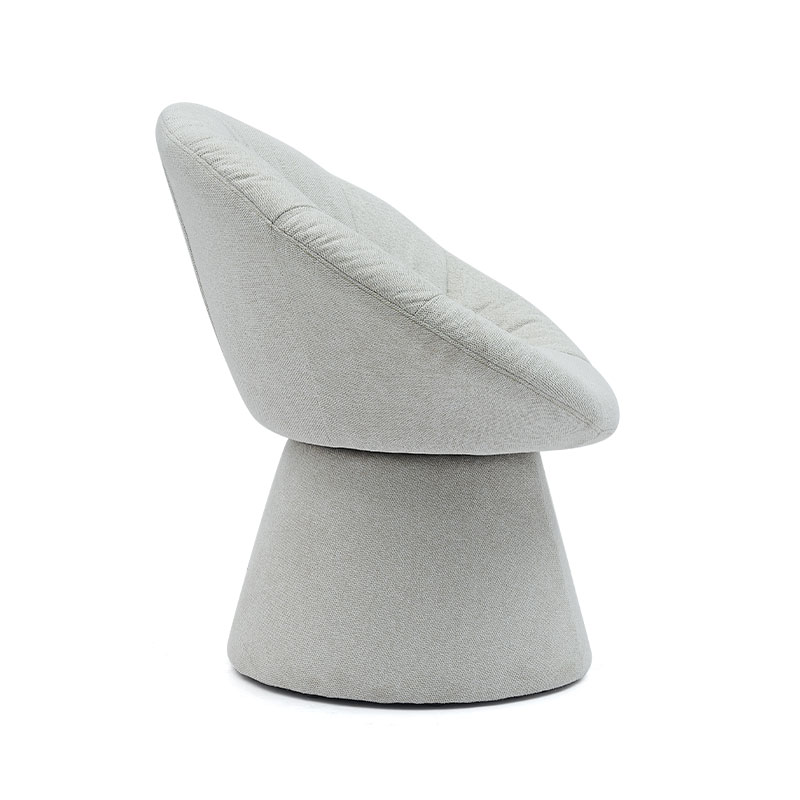 সিম্পল স্টাইলিশ ইতালীয় রোটেটিং ডাইনিং চেয়ার রাউন্ড বেস আর্মচেয়ার লিজার চেয়ার লিভিং রুম হোটেলের জন্য (GY-644)