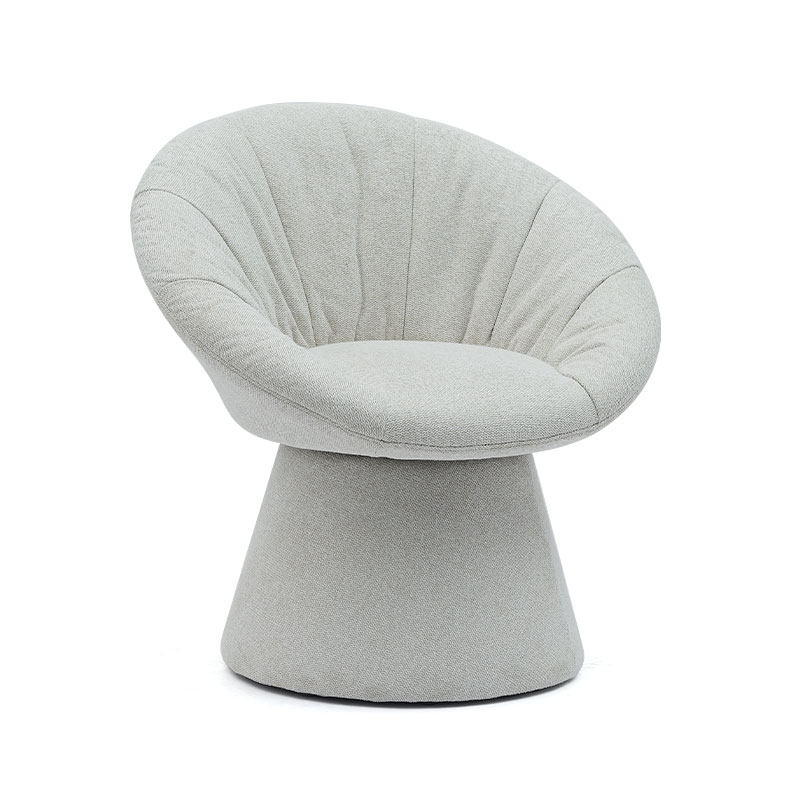 সিম্পল স্টাইলিশ ইতালীয় রোটেটিং ডাইনিং চেয়ার রাউন্ড বেস আর্মচেয়ার লিজার চেয়ার লিভিং রুম হোটেলের জন্য (GY-644)