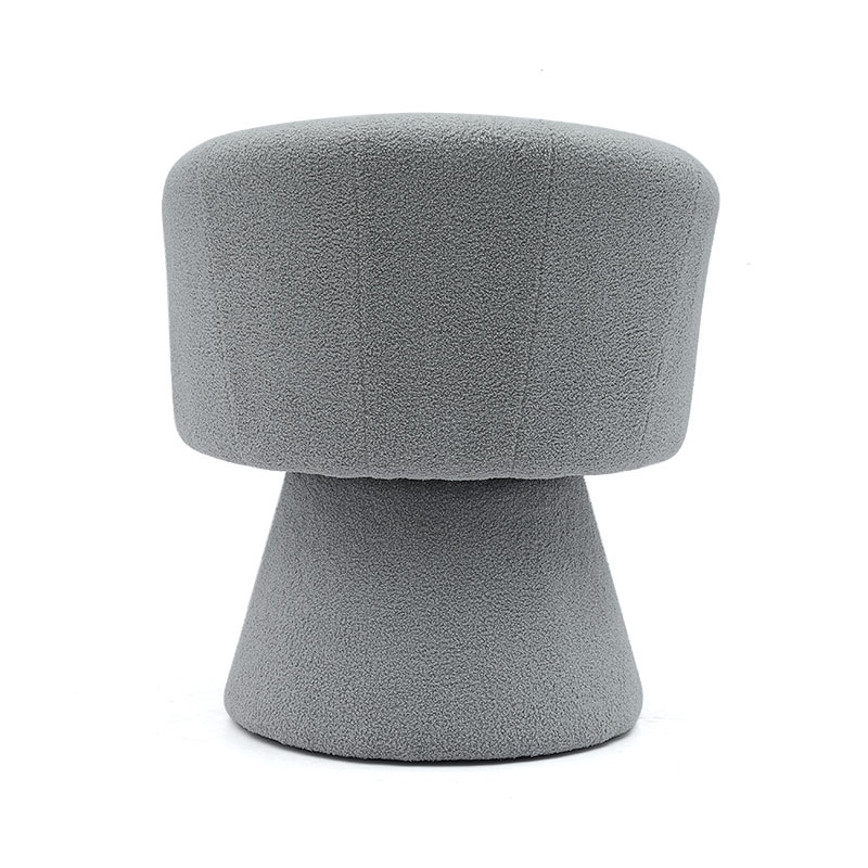 গ্রে ইনডোর অবসর শৈলী আরামদায়ক ঘন সিট কুশন সুইভেল হোটেল অ্যাকসেন্ট চেইজ লাউঞ্জ চেয়ার বসার ঘরের জন্য আর্মচেয়ার (GY-646)