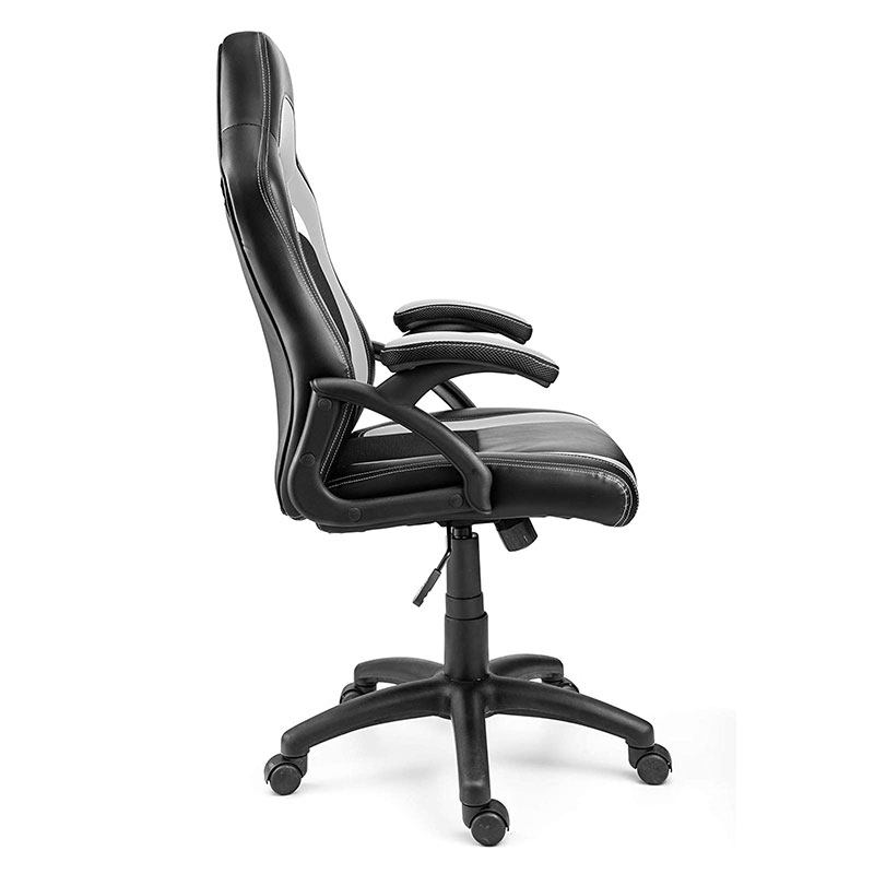 গেমিং এবং কম্পিউটিং এর জন্য সুইভেল অ্যাডজাস্টেবল হেডরেস্ট লিফ্ট পু মেটাল স্টিল ম্যাটেরিয়াল সহ আধুনিক ফ্যাব্রিক লিভিং রুম আর্মচেয়ার (Y-2647)