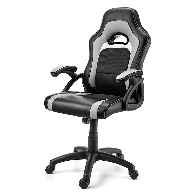 গেমিং এবং কম্পিউটিং এর জন্য সুইভেল অ্যাডজাস্টেবল হেডরেস্ট লিফ্ট পু মেটাল স্টিল ম্যাটেরিয়াল সহ আধুনিক ফ্যাব্রিক লিভিং রুম আর্মচেয়ার (Y-2647)