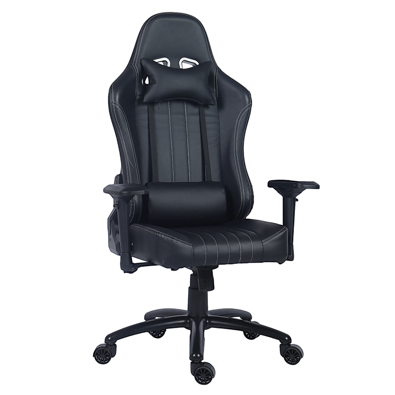কালো PU হাই ব্যাক 4D আর্মরেস্ট রেসিং কিং গেমিং চেয়ার (Y-2546)