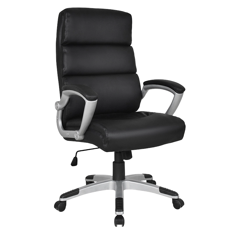 কালো হাই ব্যাক পেইন্টিং প্যাডেড আর্মরেস্ট বস অফিস চেয়ার (Y-2725)