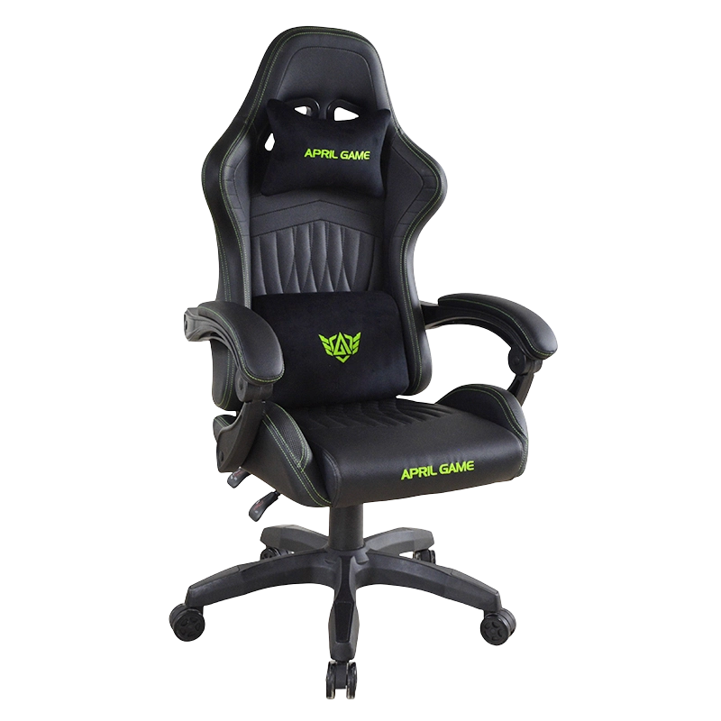 পিপি সামঞ্জস্যযোগ্য আর্মরেস্ট রিক্লাইনিং লেদার গেমিং চেয়ার (T-7130)