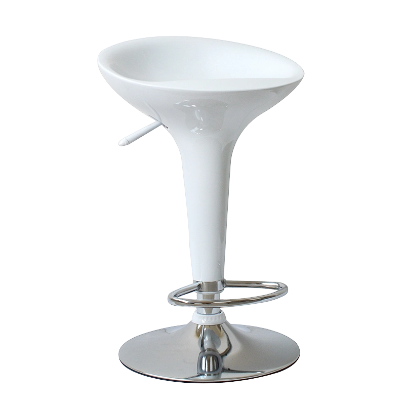 সাদা ABS প্লাস্টিক সুইভেল লিফট বার স্টুল চেয়ার (GY-901)